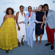 Scheherazade Tillet, left, Amanda Williams, Janelle Monáe, Nikki Roberson and LaForce Baker attend Belvedere Vodka and Janelle Monáe Celebrate “A Beautiful Future” Campaign in Chicago.